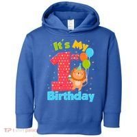 Cute It's My First 1st Birthday Toddler Hoodie thumb 0
