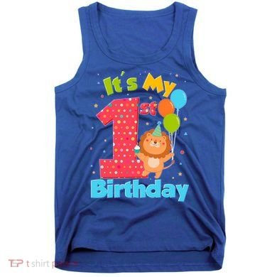 Cute It's My First 1st Birthday Tank Top
