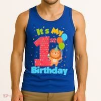 Cute It's My First 1st Birthday Tank Top thumb 3