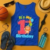 Cute It's My First 1st Birthday Tank Top thumb 4