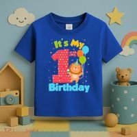 Cute It's My First 1st Birthday Toddler T-Shirt thumb 3