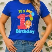 Cute It's My First 1st Birthday Women's T-Shirt thumb 2