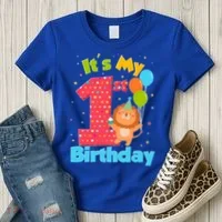Cute It's My First 1st Birthday Women's T-Shirt thumb 3