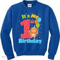 Cute It's My First 1st Birthday Kids Sweatshirt thumb 0