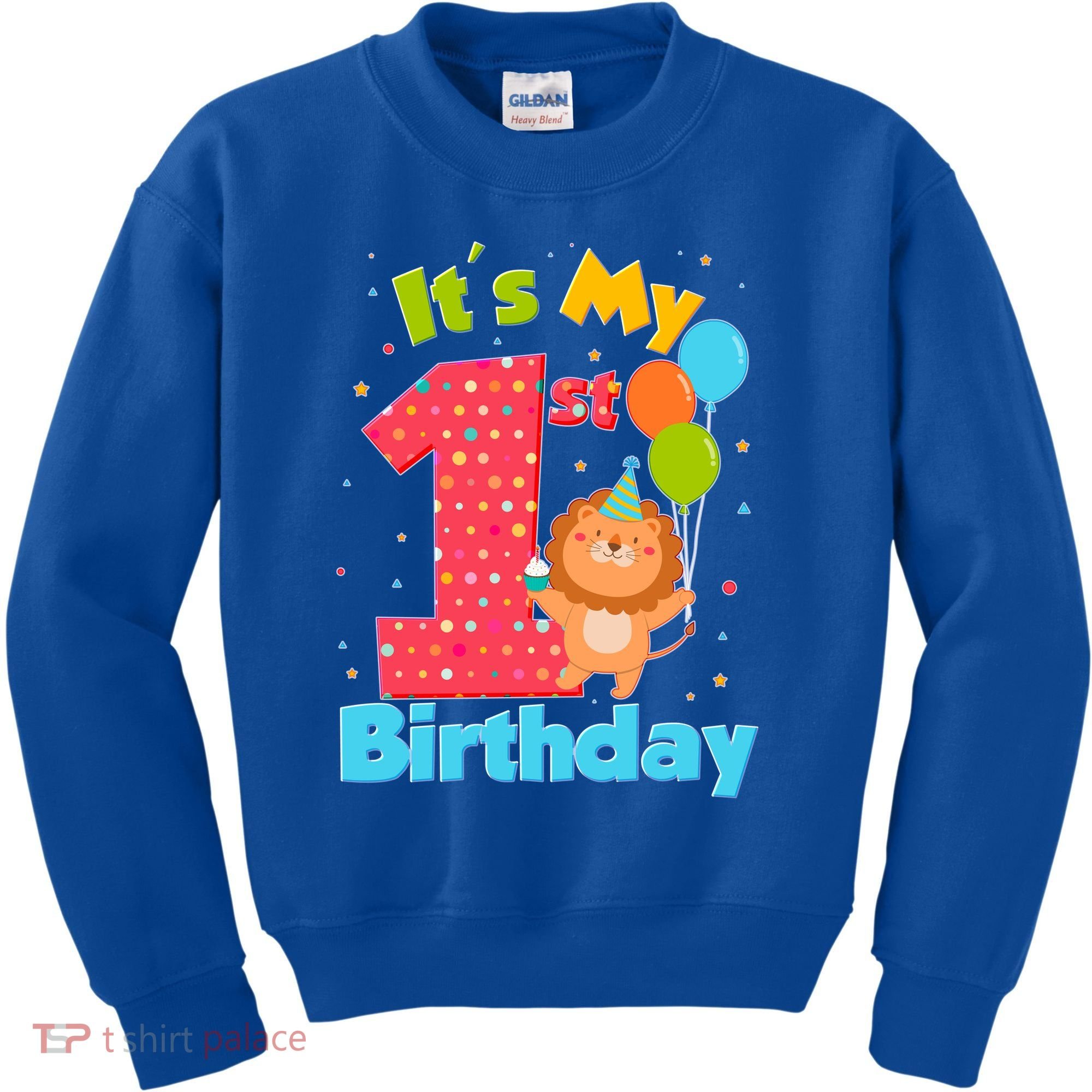 Cute It's My First 1st Birthday Kids Sweatshirt
