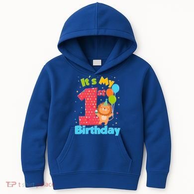 Cute It's My First 1st Birthday Kids Hoodie