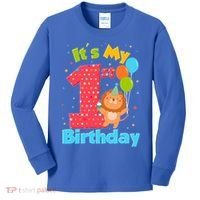 Cute It's My First 1st Birthday Kids Long Sleeve Shirt thumb 0