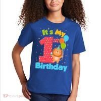 Cute It's My First 1st Birthday Kids T-Shirt thumb 2