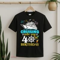 Cruising Into My 40th Birthday 40 Year Old Cruise Birthday T-Shirt thumb 2