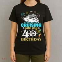 Cruising Into My 40th Birthday 40 Year Old Cruise Birthday T-Shirt thumb 4