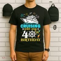 Cruising Into My 40th Birthday 40 Year Old Cruise Birthday T-Shirt thumb 6