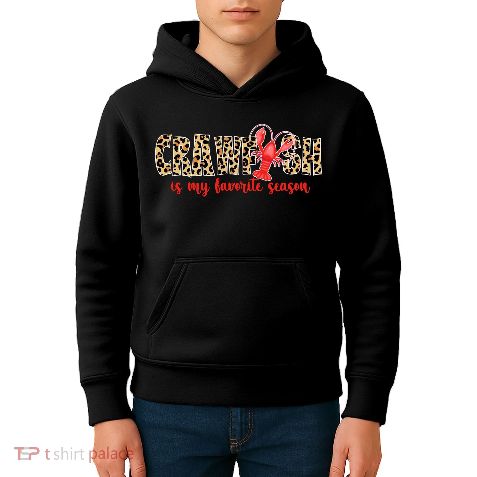 Crawfish Is My Favorite Season Kids Hoodie