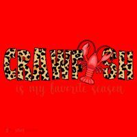 Crawfish Is My Favorite Season Santa Hat thumb 1