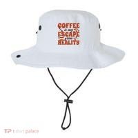 Coffee Is My Escape From Reality Caffeine Lover Bucket Hat thumb 0