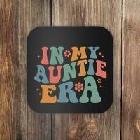 Cute In My Auntie Era Fun Aunt Coaster thumb 0