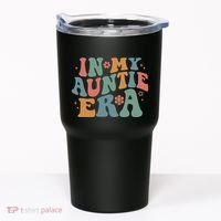 Cute In My Auntie Era Fun Aunt Tumbler thumb 0