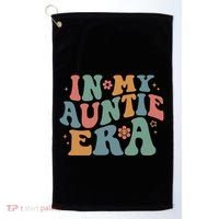 Cute In My Auntie Era Fun Aunt Golf Towel thumb 0