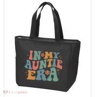 Cute In My Auntie Era Fun Aunt Tote Bag thumb 3