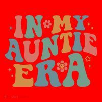 Cute In My Auntie Era Fun Aunt Santa Hat thumb 1