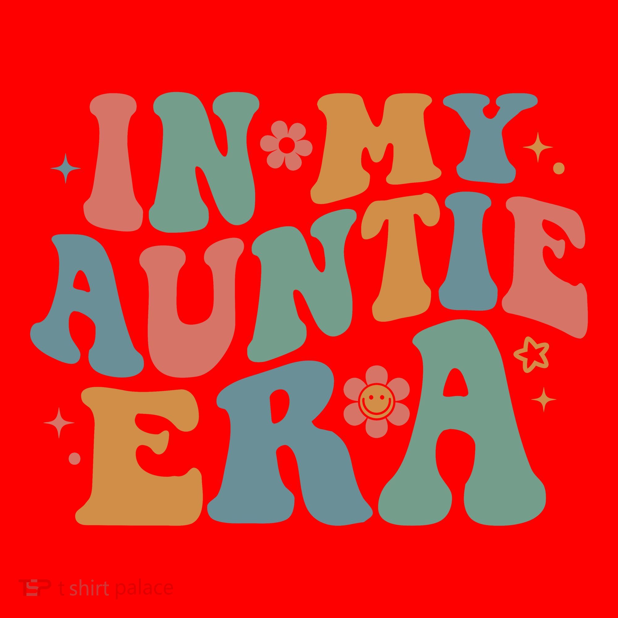 Cute In My Auntie Era Fun Aunt Santa Hat