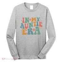 Cute In My Auntie Era Fun Aunt Long Sleeve Shirt thumb 0