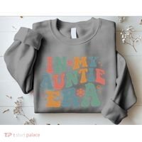 Cute In My Auntie Era Fun Aunt Sweatshirt thumb 2