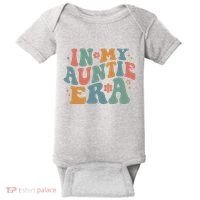 Cute In My Auntie Era Fun Aunt Baby Bodysuit thumb 0