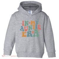 Cute In My Auntie Era Fun Aunt Toddler Hoodie thumb 0