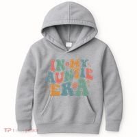 Cute In My Auntie Era Fun Aunt Kids Hoodie thumb 0