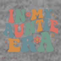 Cute In My Auntie Era Fun Aunt Kids Hoodie thumb 5