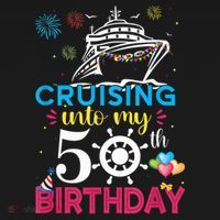 Cruising Into My 50th Birthday Cruise Party Cruise Crew Ornament thumb 1