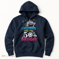 Cruising Into My 50th Birthday Cruise Party Cruise Crew Hoodie thumb 0