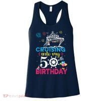 Cruising Into My 50th Birthday Cruise Party Cruise Crew Women's Tank Top thumb 0