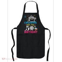 Cruising Into My 50th Birthday Cruise Party Apron thumb 0