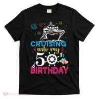 Cruising Into My 50th Birthday Cruise Party T-Shirt thumb 0