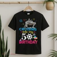 Cruising Into My 50th Birthday Cruise Party T-Shirt thumb 2