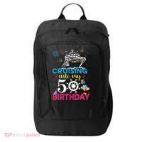 Cruising Into My 50th Birthday Cruise Party City Backpack thumb 0