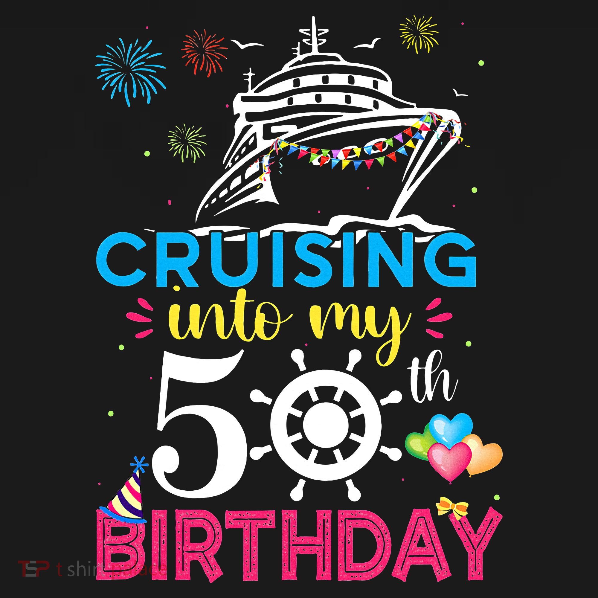 Cruising Into My 50th Birthday Cruise Party Women's Hoodie