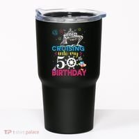 Cruising Into My 50th Birthday Cruise Party Tumbler thumb 0