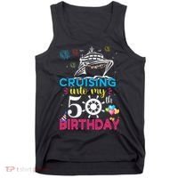 Cruising Into My 50th Birthday Cruise Party Tank Top thumb 0