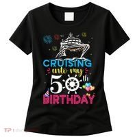 Cruising Into My 50th Birthday Cruise Party Women's T-Shirt thumb 0