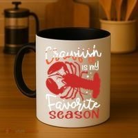 Crawfish Is My Favorite Season Lobster Crayfish Yabbies Meaningful Gift Coffee Mug thumb 4