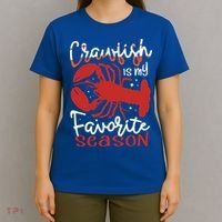 Crawfish Is My Favorite Season Lobster Crayfish Yabbies Meaningful Gift T-Shirt thumb 4