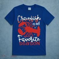 Crawfish Is My Favorite Season Lobster Crayfish Yabbies Meaningful Gift T-Shirt thumb 5