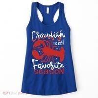 Crawfish Is My Favorite Season Lobster Crayfish Yabbies Meaningful Gift Women's Tank Top thumb 0