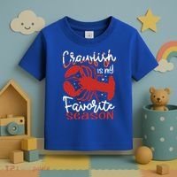 Crawfish Is My Favorite Season Lobster Crayfish Yabbies Meaningful Gift Toddler T-Shirt thumb 3