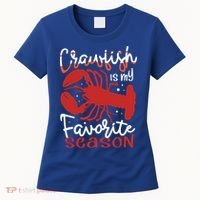 Crawfish Is My Favorite Season Lobster Crayfish Yabbies Meaningful Gift Women's T-Shirt thumb 0