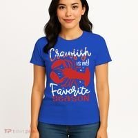 Crawfish Is My Favorite Season Lobster Crayfish Yabbies Meaningful Gift Women's T-Shirt thumb 4