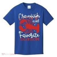 Crawfish Is My Favorite Season Lobster Crayfish Yabbies Meaningful Gift Kids T-Shirt thumb 0