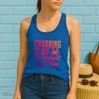 Crabbing Is My Retiret Plan Crab Hunter Gift Women's Tank Top thumb 2